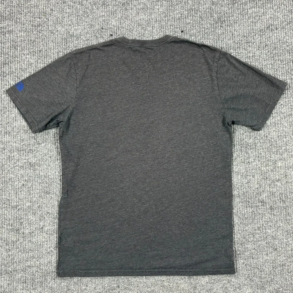 The North Face Graphic Logo T-Shirt Gray Standard Fit Mens Medium Short Sleeve